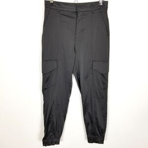 Zara Black Cargo Joggers